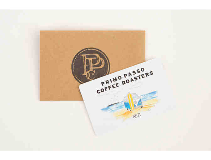 Primo Passo Coffee $150 Gift Card and T-Shirt