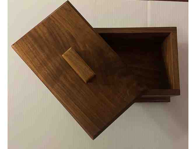 Beautiful Handcrafted Walnut Keepsake Box