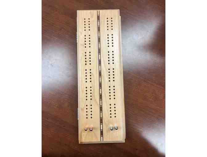 Handcrafted Oak Cribbage Board