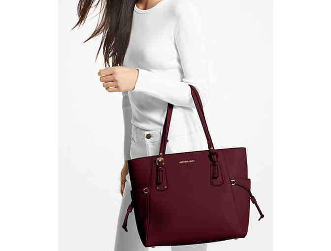 Michael Kors Pebble Tote in Berry