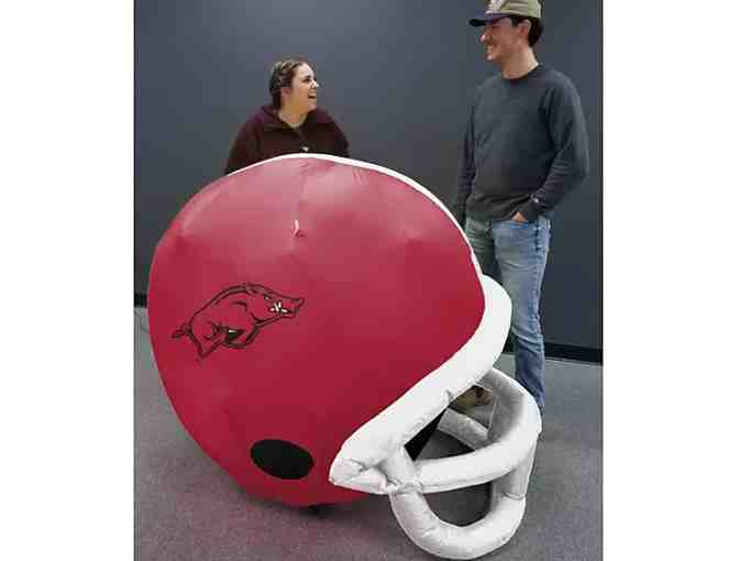 Logo Brands Officially Licensed NCAA 4' Inflatable Razorback Helmet