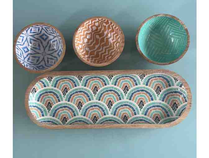 Mesa Inspired Living Mango Wood Serving Set