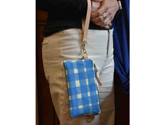 Gingham Wristlet