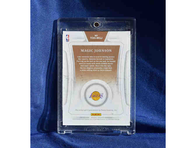 Autographed Magic Johnson Card-Hall of Fame