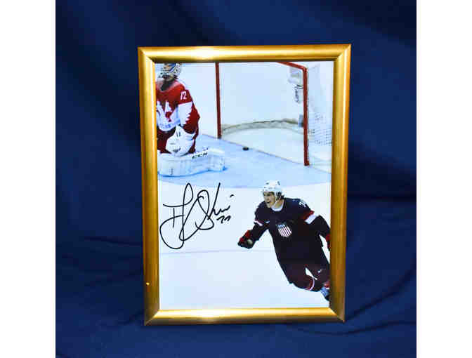 Autographed TJ Oshie photograph