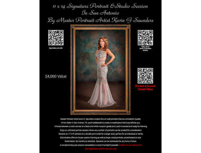 11x14 Signature Portrait at KGS San Antonio, TX Studio - Photo 1