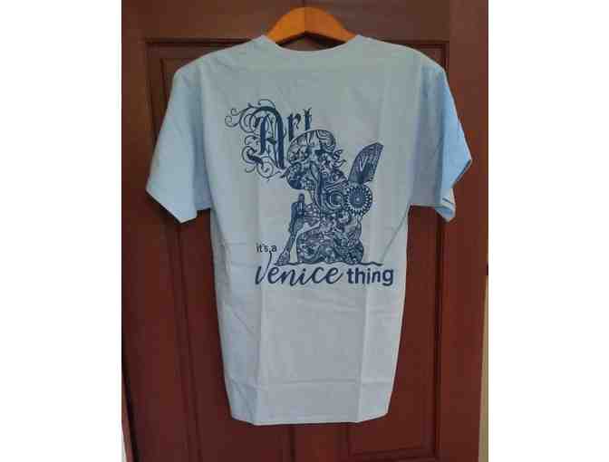 Venice High Arts Guild (VHAG) 'Art it's a Venice thing' Light Blue T-shirt 2XL