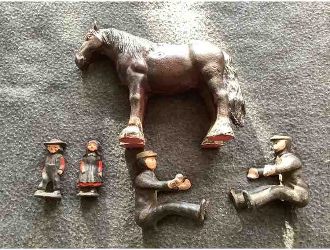 Assorted Antique Figures - Photo 1
