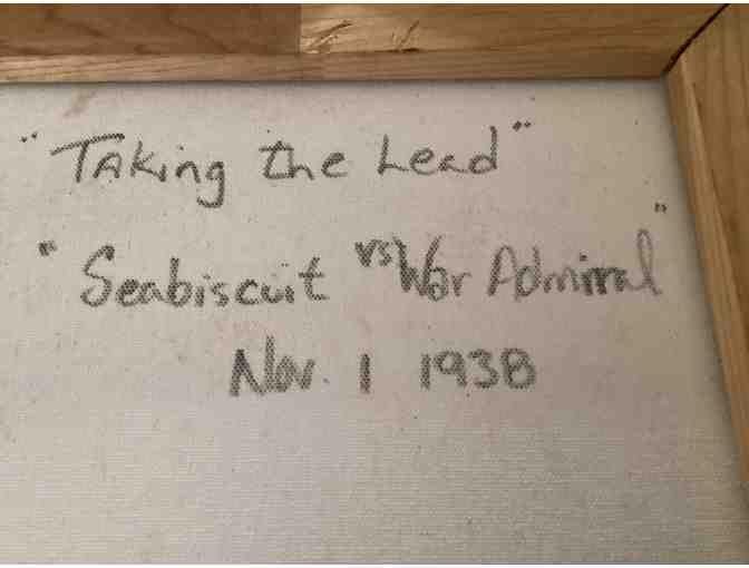 SEABISCUT vs War Admiral Painting