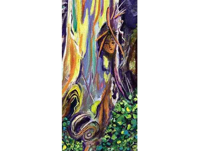 'Rainbow Eucalyptus Tree Guardians" Original Acrylic by Marionette Tabonair - Photo 3