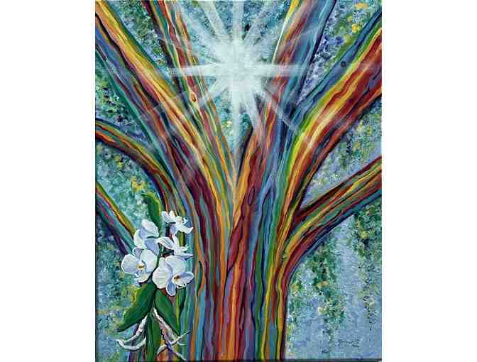 'Miracle Tree of Life' Original Acrylic by Marionette Tabonair