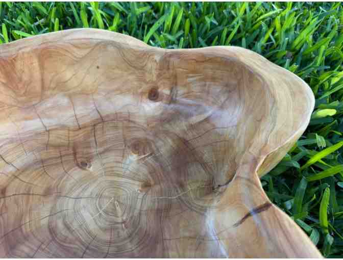 'Heart of the Wood' Large Bowl of Cedar Wood by Dave Reando, Kauai