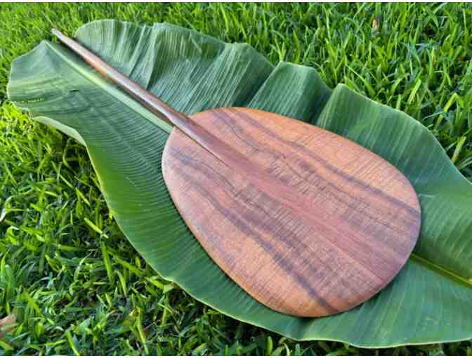 'Spirit of the Voyagers' Koa Wood Canoe Paddle by Ray Nitta