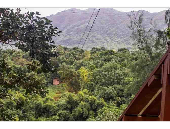 Powerline Zipline Tour at Kipu Rach for 2, Outfitters Kauai