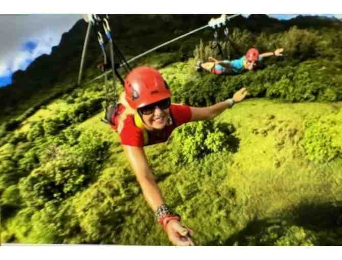 Powerline Zipline Tour at Kipu Rach for 2, Outfitters Kauai