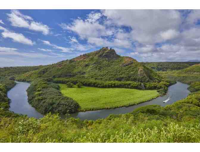 Kayak Wailua Rental of 2 Double Kayaks seats 4 on Wailua River