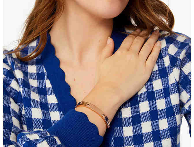 Kate Spade Spot The Spade Studded Hinged Bangle