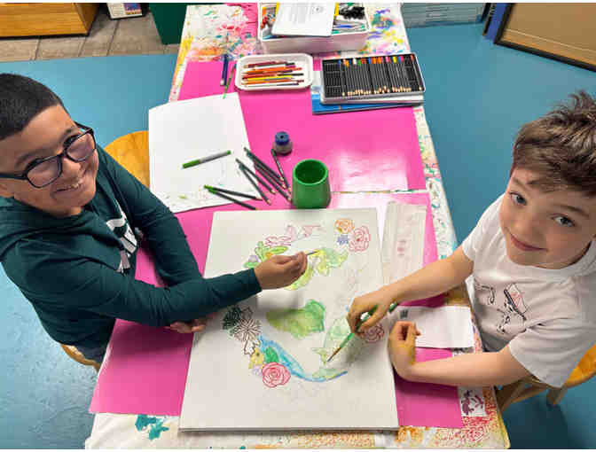 Classroom Project: Phoenix Holt's Mixed Media Ode to Mother Nature