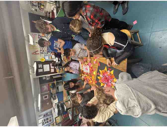 Classroom Project: Middle School Radial Symmetry Paper Relief Art