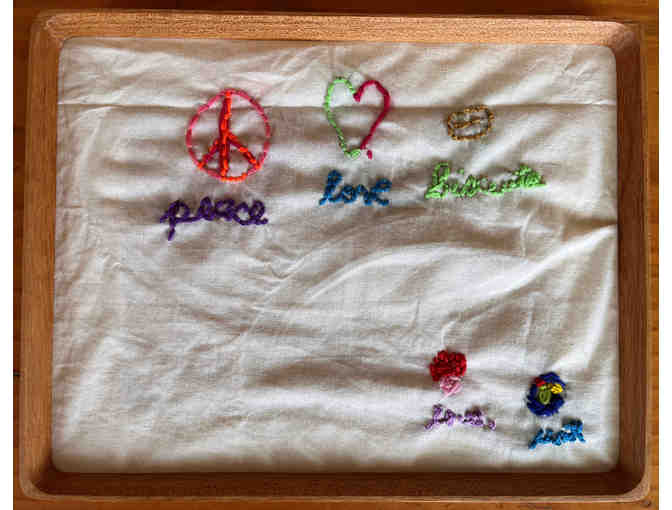 Classroom Project: Amy Price and Lydia Lewis' Embroidered Values