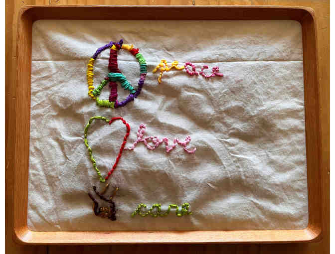 Classroom Project: Amy Price and Lydia Lewis' Embroidered Values