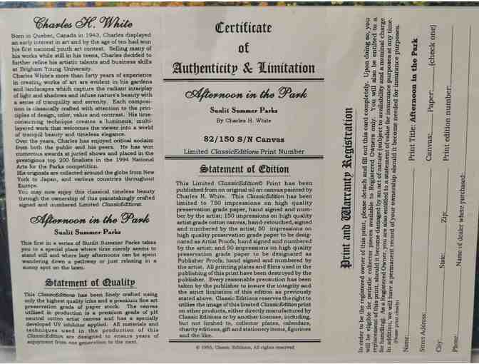 Afternoon in the Park by Charles H. White - Photo 2