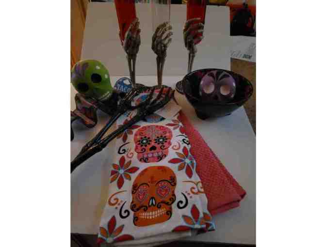 Dia de Los Muertos Halloween Party Basket includes $100 Raleys gift card - Photo 5