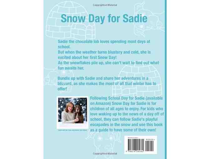 School Day for Sadie and Snow Day for Sadie Children's Book with Stuffed Animal