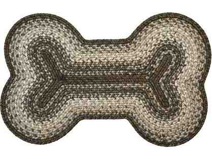 Homespice Ultra Durable Bone Rug, Navy