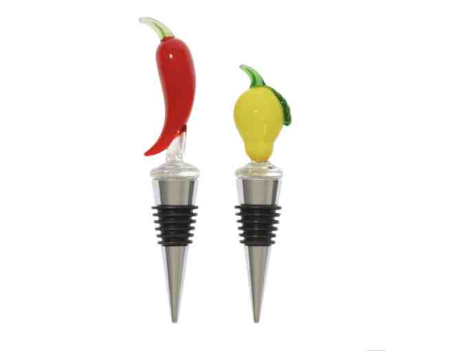 Sandra Alexandra Bottle Stoppers and Jonathan Adler Cocktail Shaker