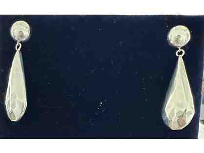 Ralph Lauren Silver oval dangle earring pierced