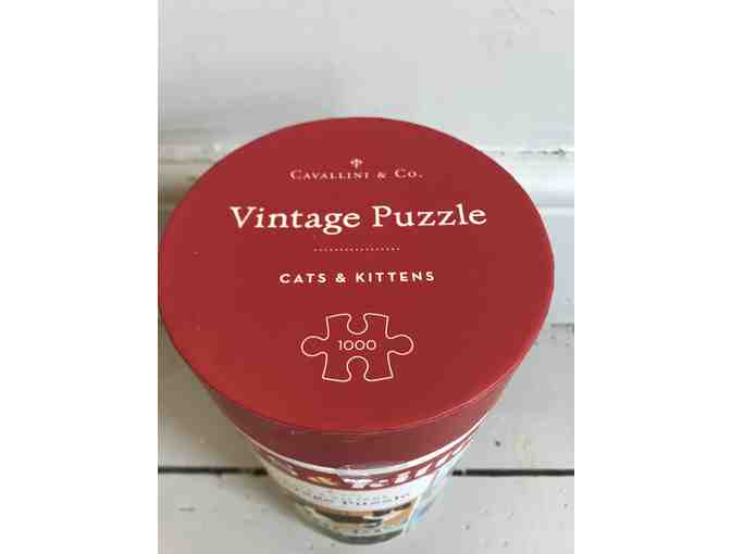 New Cat Puzzle that has a vintage look!