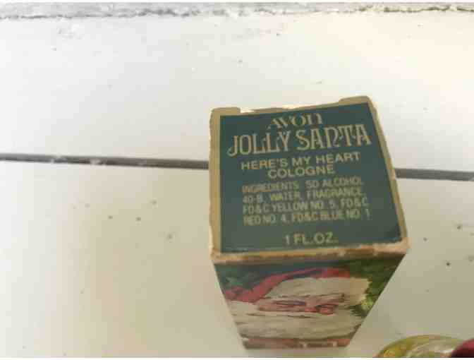 Vintage Avon Colognes: Jolly Santa and Treasure Turtle