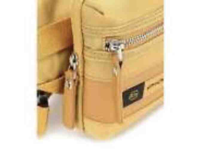 Italian PIQUADRO BIOS UNISEX YELLOW POUCH BAG