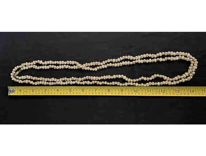 Long Seed Pearl Necklace
