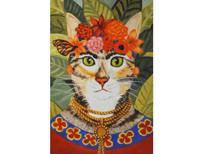 Frida Kahlo of CATS by Carol Lew