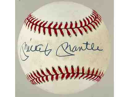 Mickey Mantle Autographed Baseball