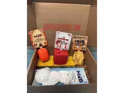 Dogtastic box of goodies