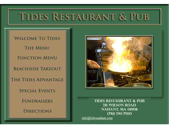 $50 Tides Gift Certificate