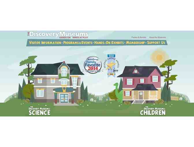 4 Pack of Passes to the Discovery Museums