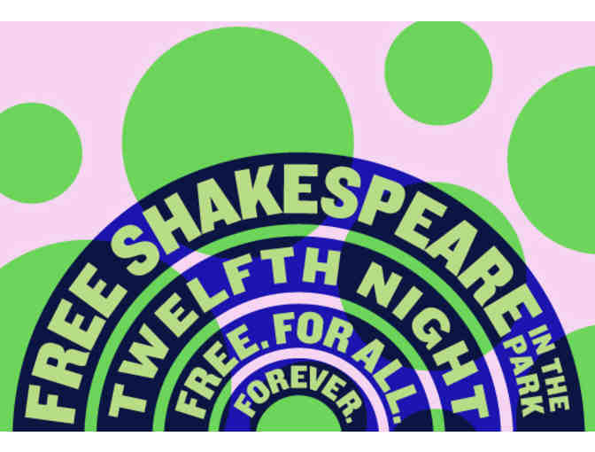 2 Tickets to Shakespeare in the Park's Twelfth Night