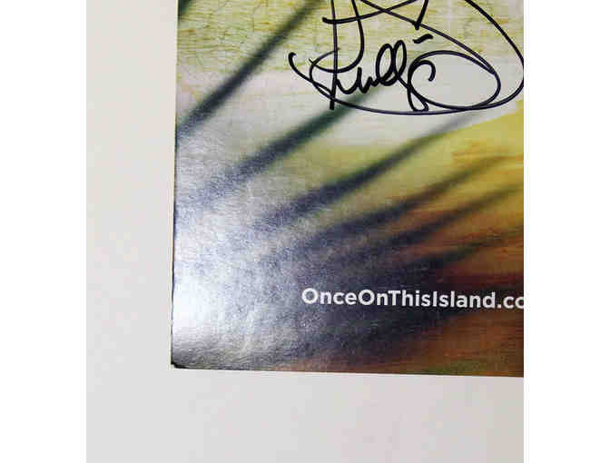 Lea Salonga, Alex Newell, Norm Lewis & Once on This Island cast-signed poster