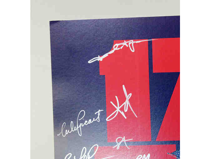 Kristolyn Lloyd, Carolee Carmello & cast-signed 1776 poster