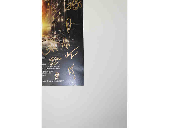 Colton Ryan, Anna Uzele Broadway cast-signed New York, New York poster
