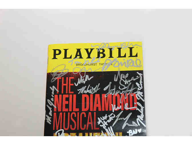 Nick Fradiani, Will Swenson & cast-signed A Beautiful Noise Playbill
