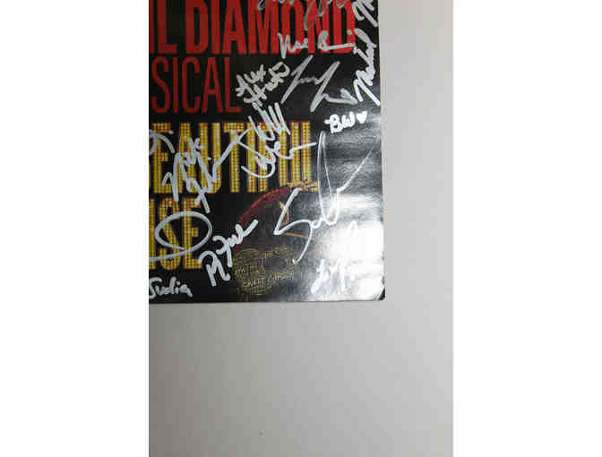 Nick Fradiani, Will Swenson & cast-signed A Beautiful Noise Playbill