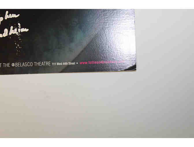 Stephen Sondheim signed Follies 2001 Broadway poster