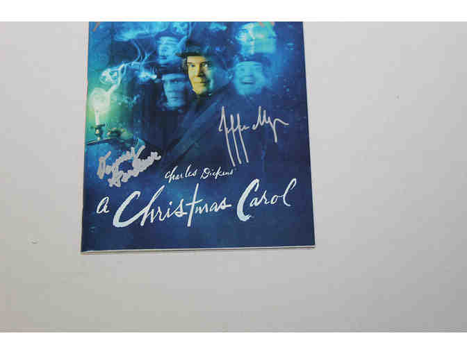 Jefferson Mays, Danny Gardner cast-signed A Christmas Carol Broadway 2022 Playbill