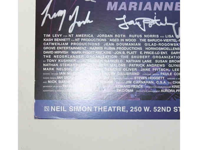 Andrew Garfield, Lee Pace, Nathan Lane & cast-signed Angels in America poster