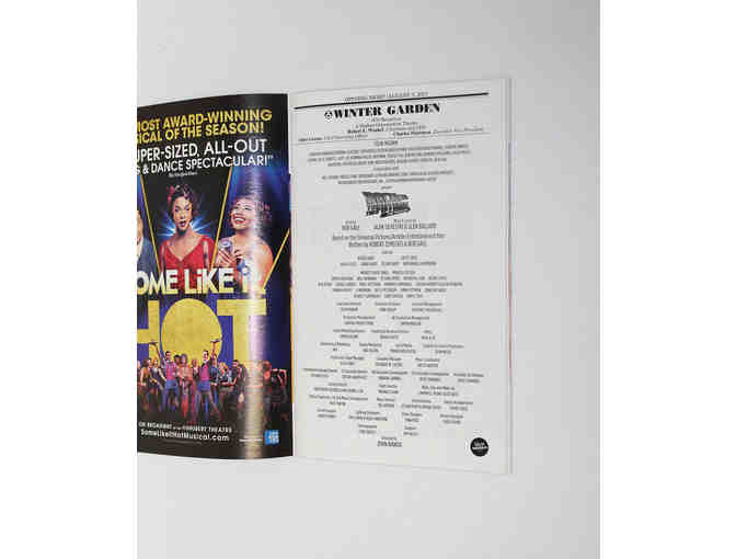 Roger Bart, Casey Likes & partial cast-signed Back to the Future Opening Night Playbill